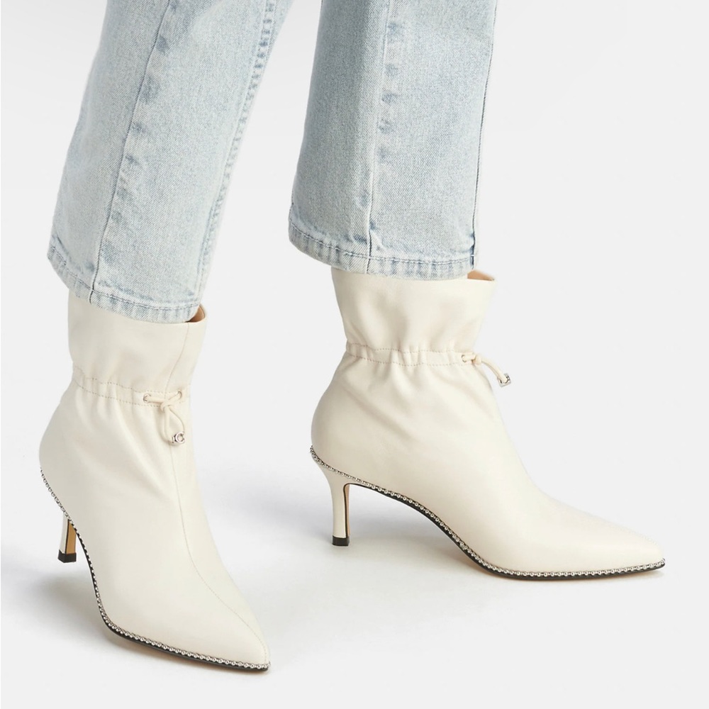 COACH Wynie Bootie Chalk Size 7.5